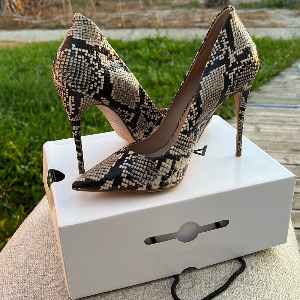 Snake skin heels